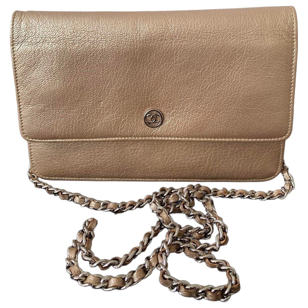Wallet On Chain Timeless/Classique leather crossbody bag