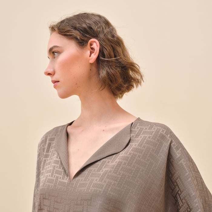 "Mosaique" Belted Caftan