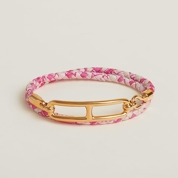 Pink Lake Roulis Double Tour Bracelet