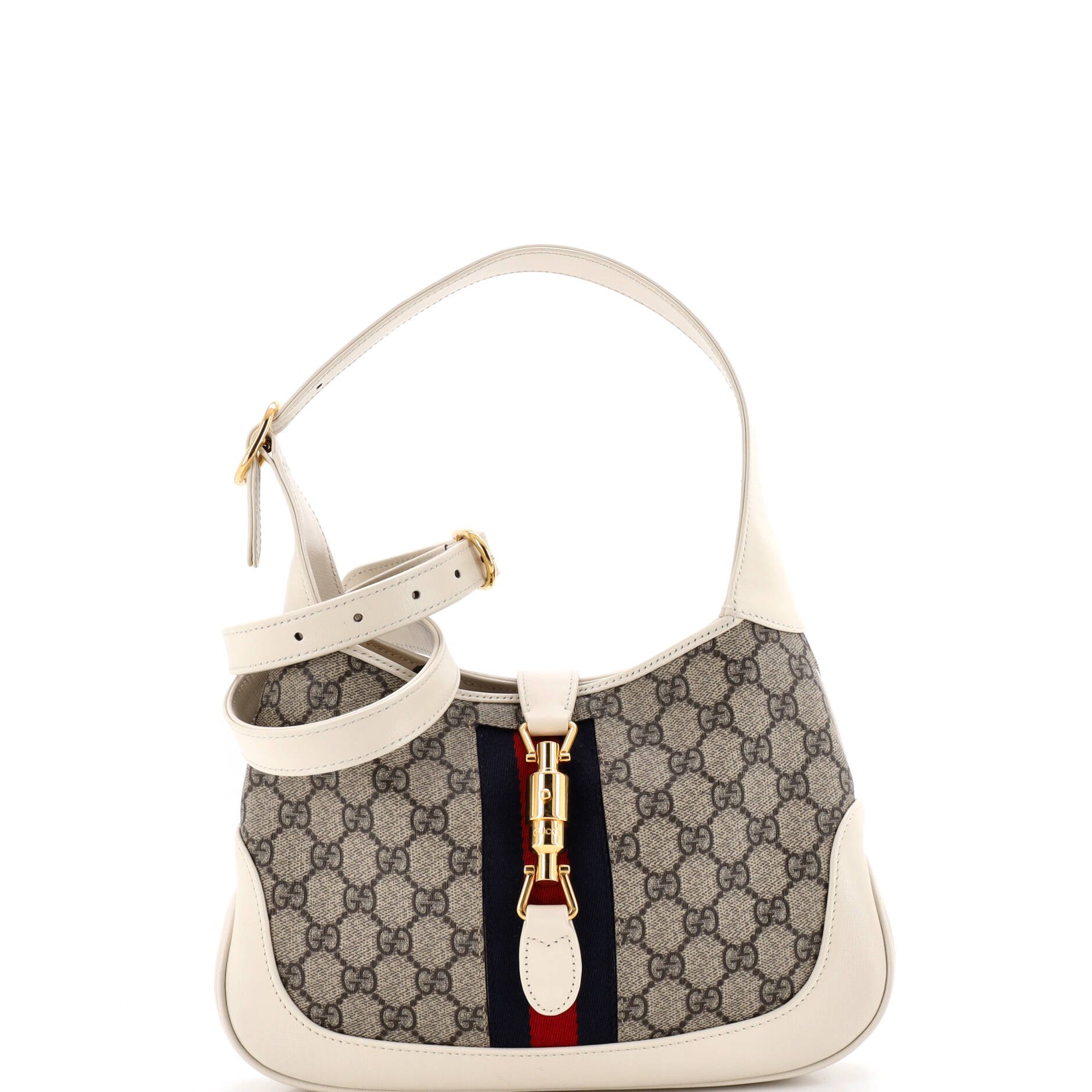 Jackie 1961 Hobo GG Coated Canvas Small