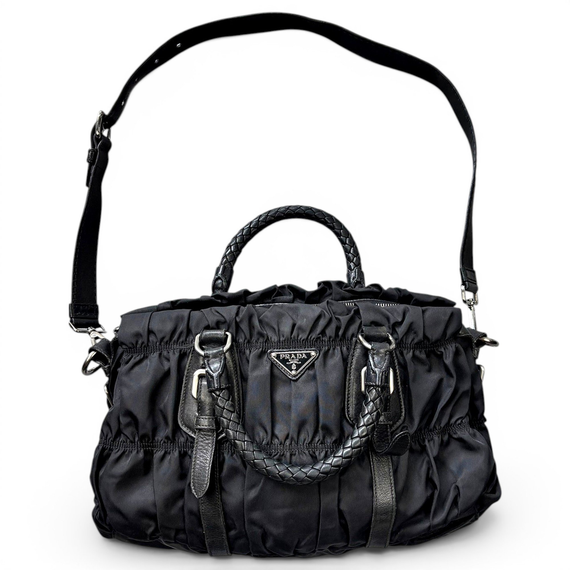 Leather handbag