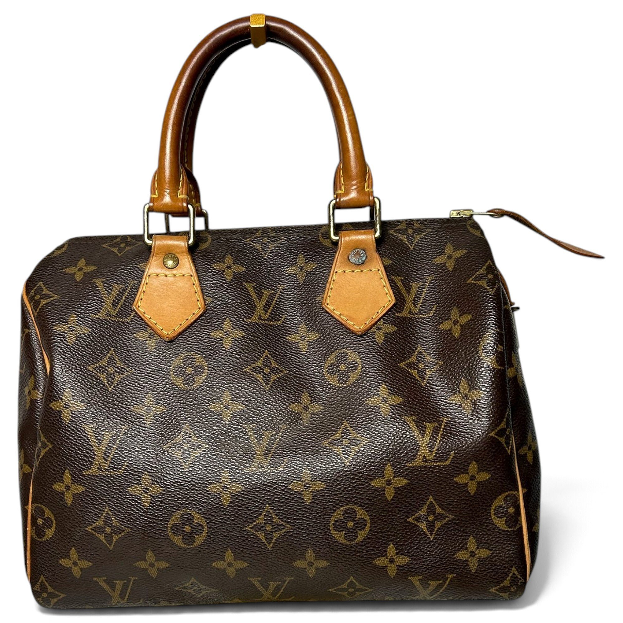 Speedy leather handbag