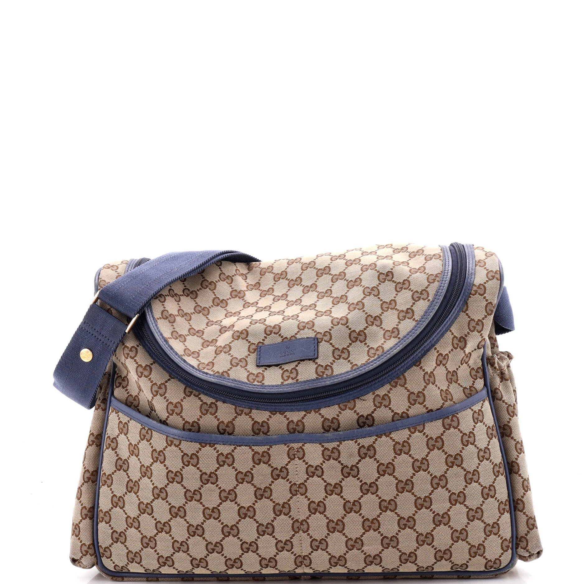 Diaper Crossbody Bag GG Canvas