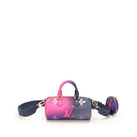 Louis Vuitton Midnight Fuchsia Coated Canvas Papillion BB Gold Hardware, 2021-2022