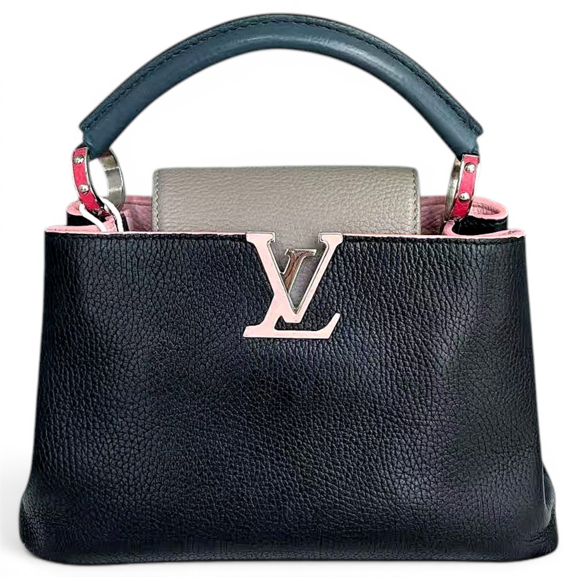 Capucines leather handbag