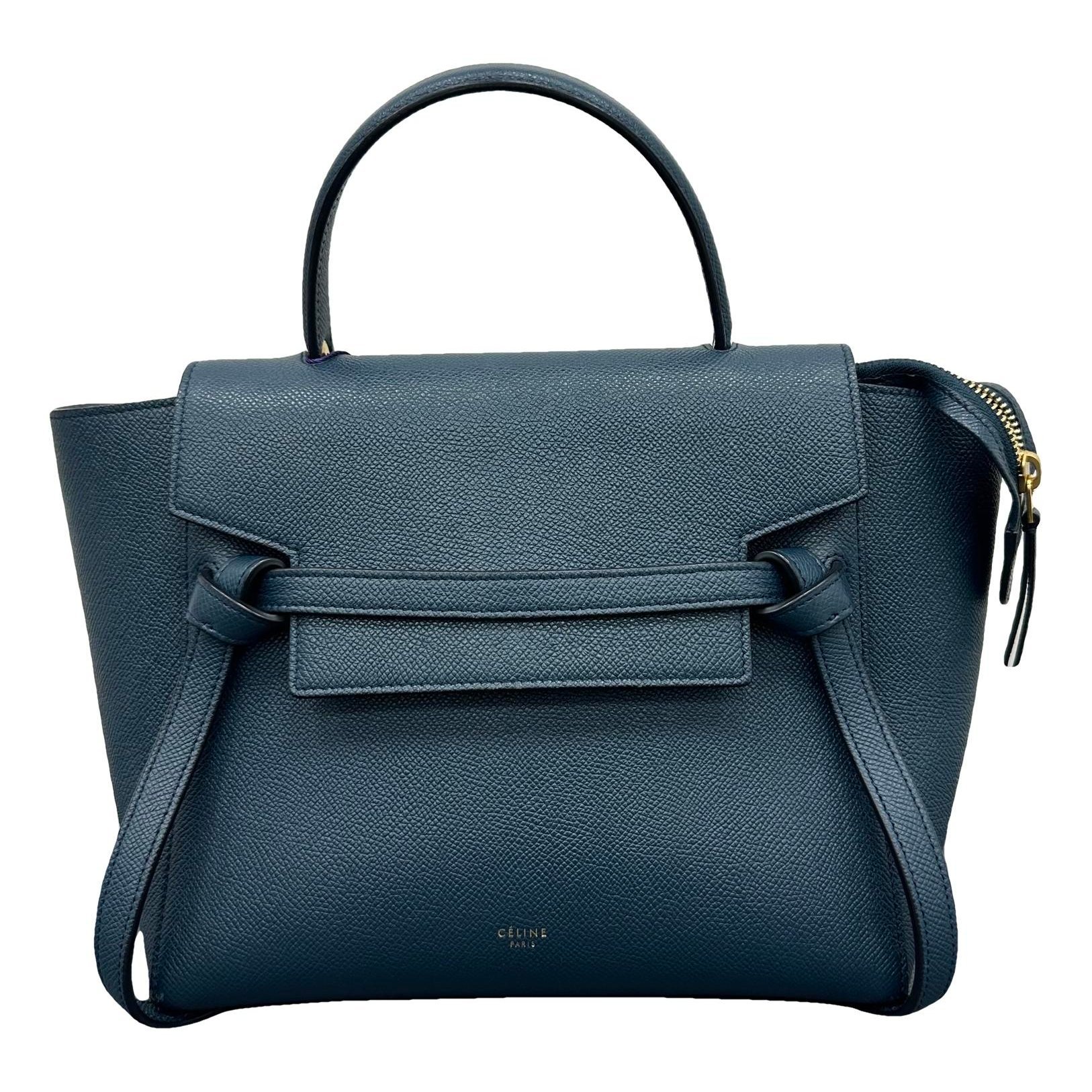 Belt leather handbag