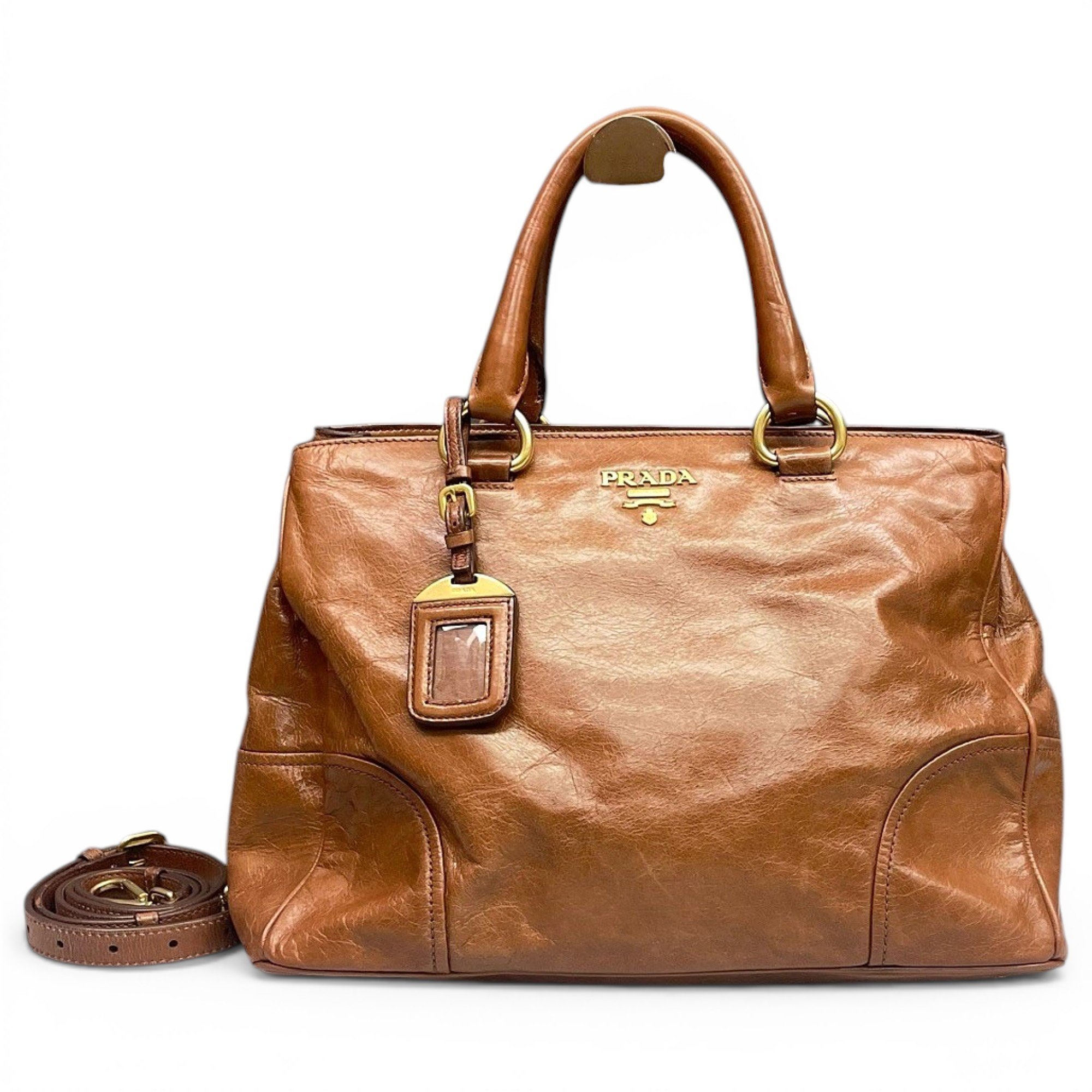 Promenade leather handbag