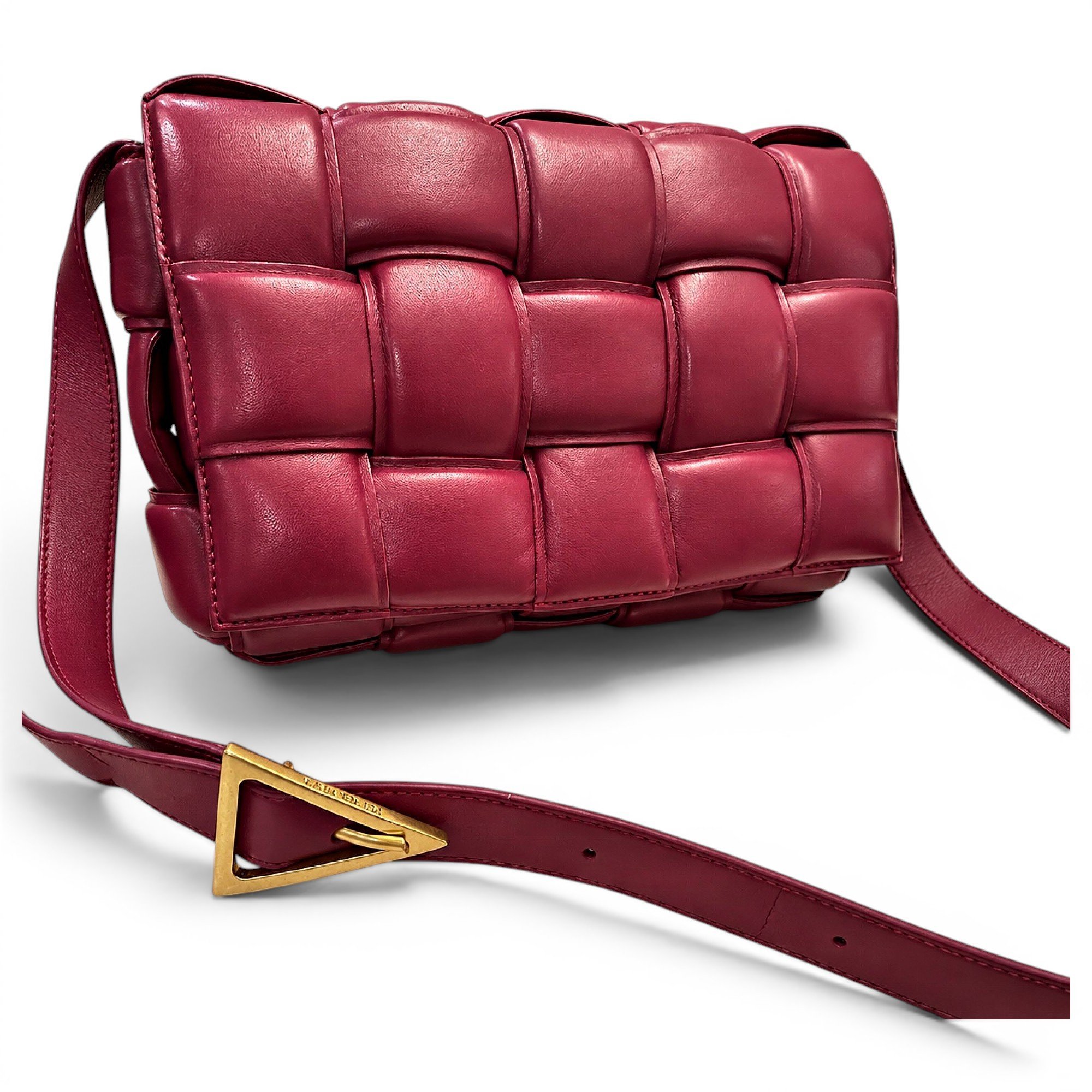 Cassette Padded leather crossbody bag