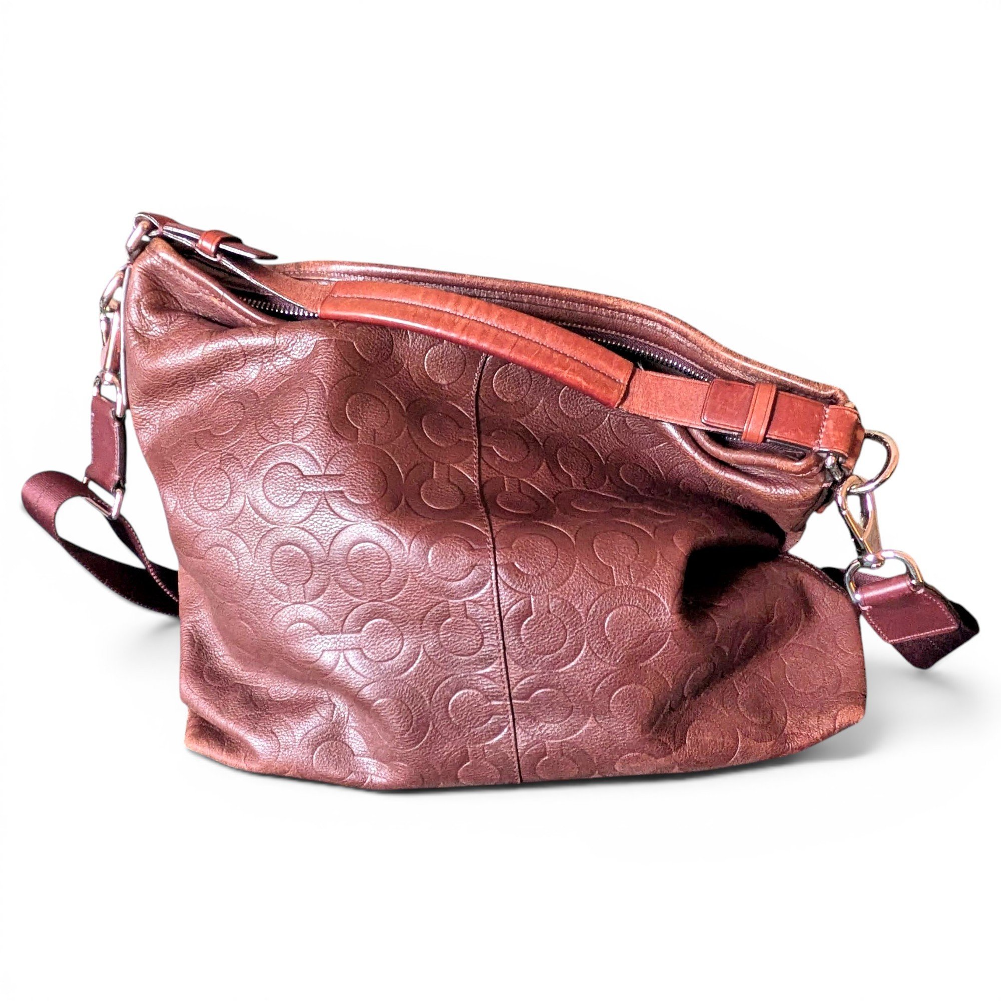 Leather crossbody bag