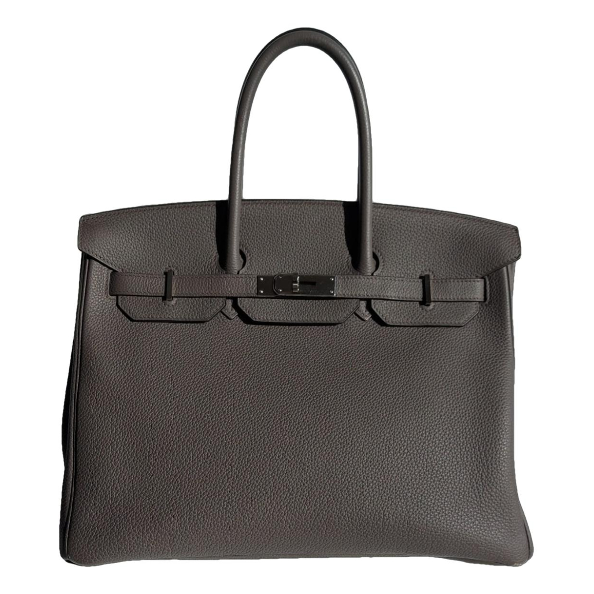 Birkin 35 leather handbag