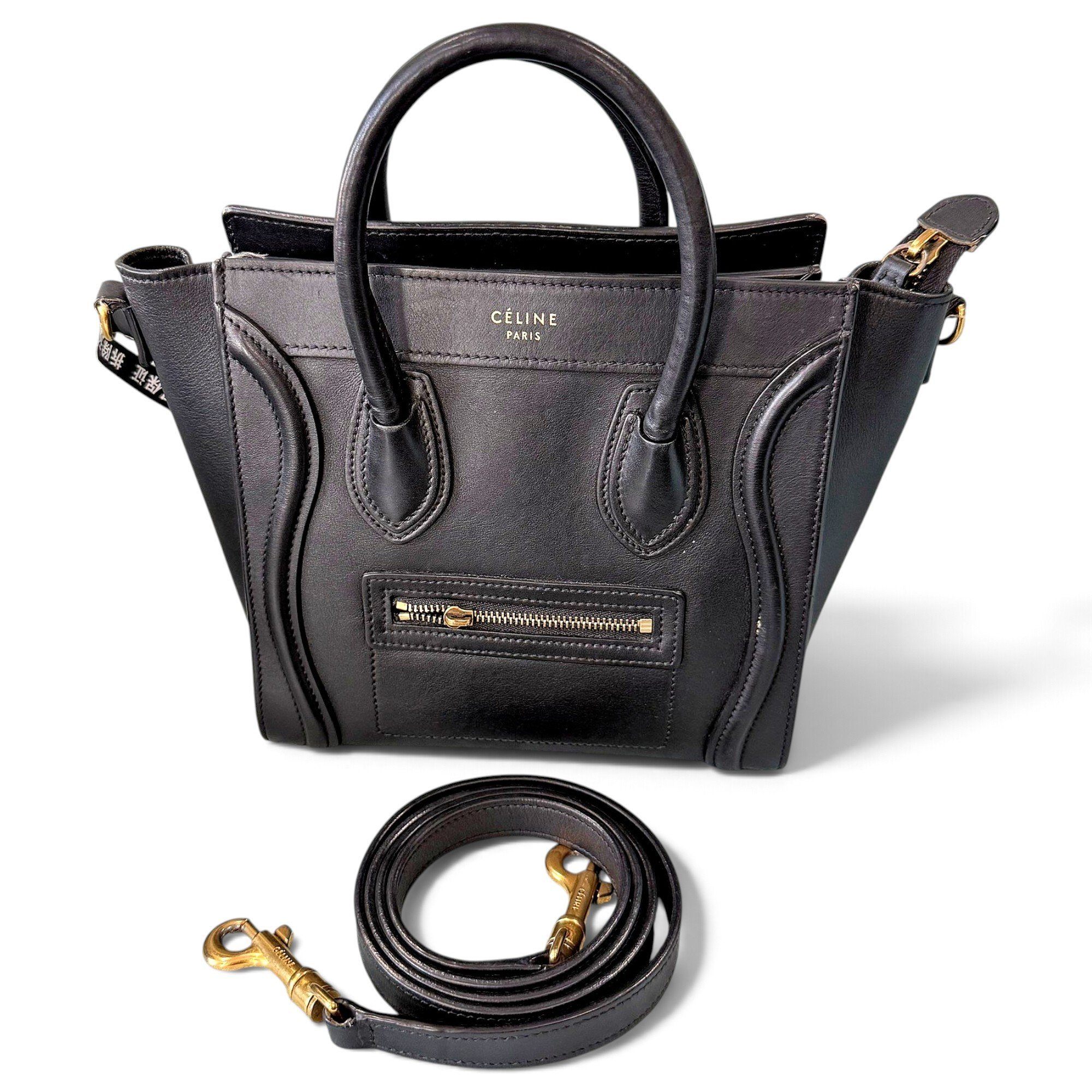 Nano Luggage leather handbag