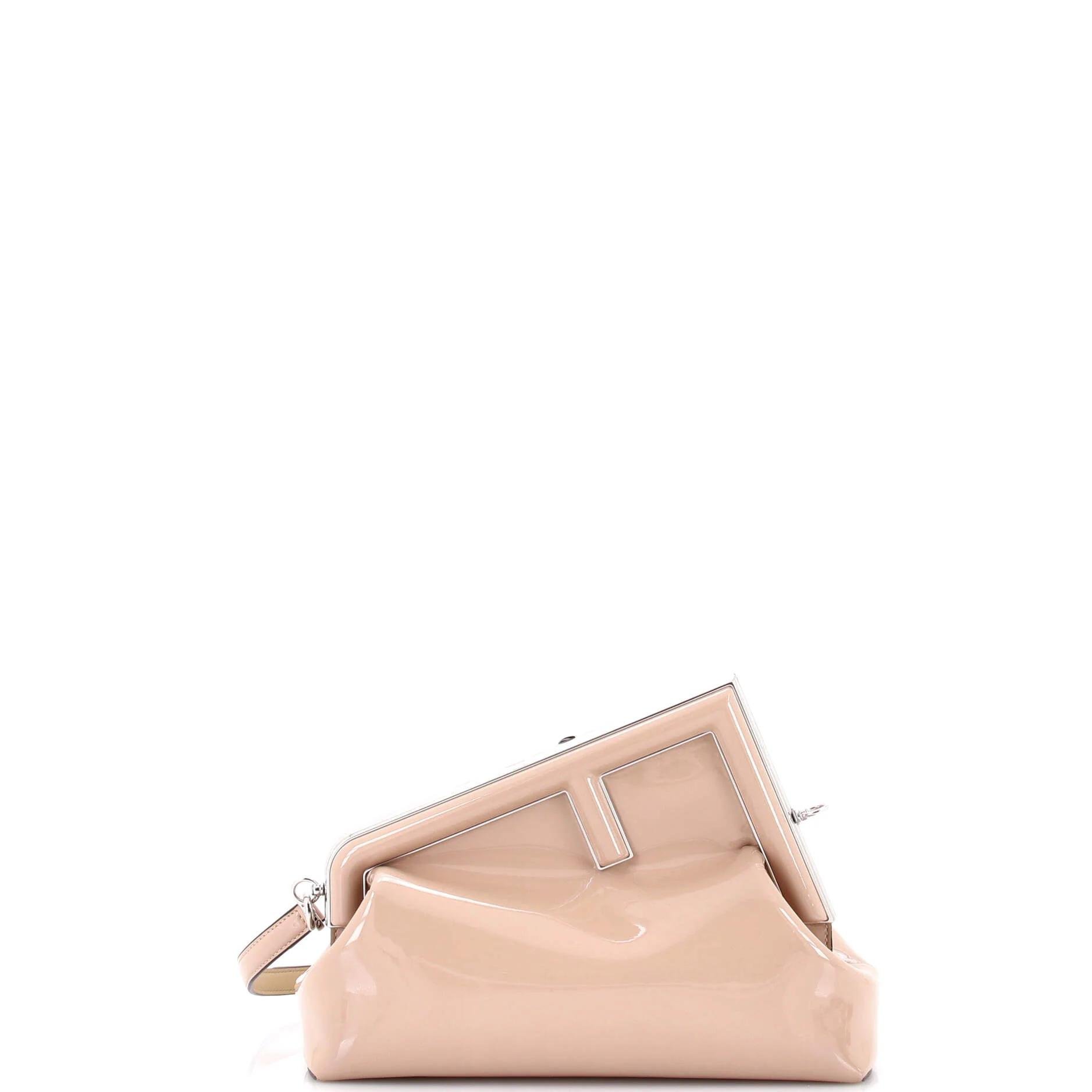 Patent leather handbag