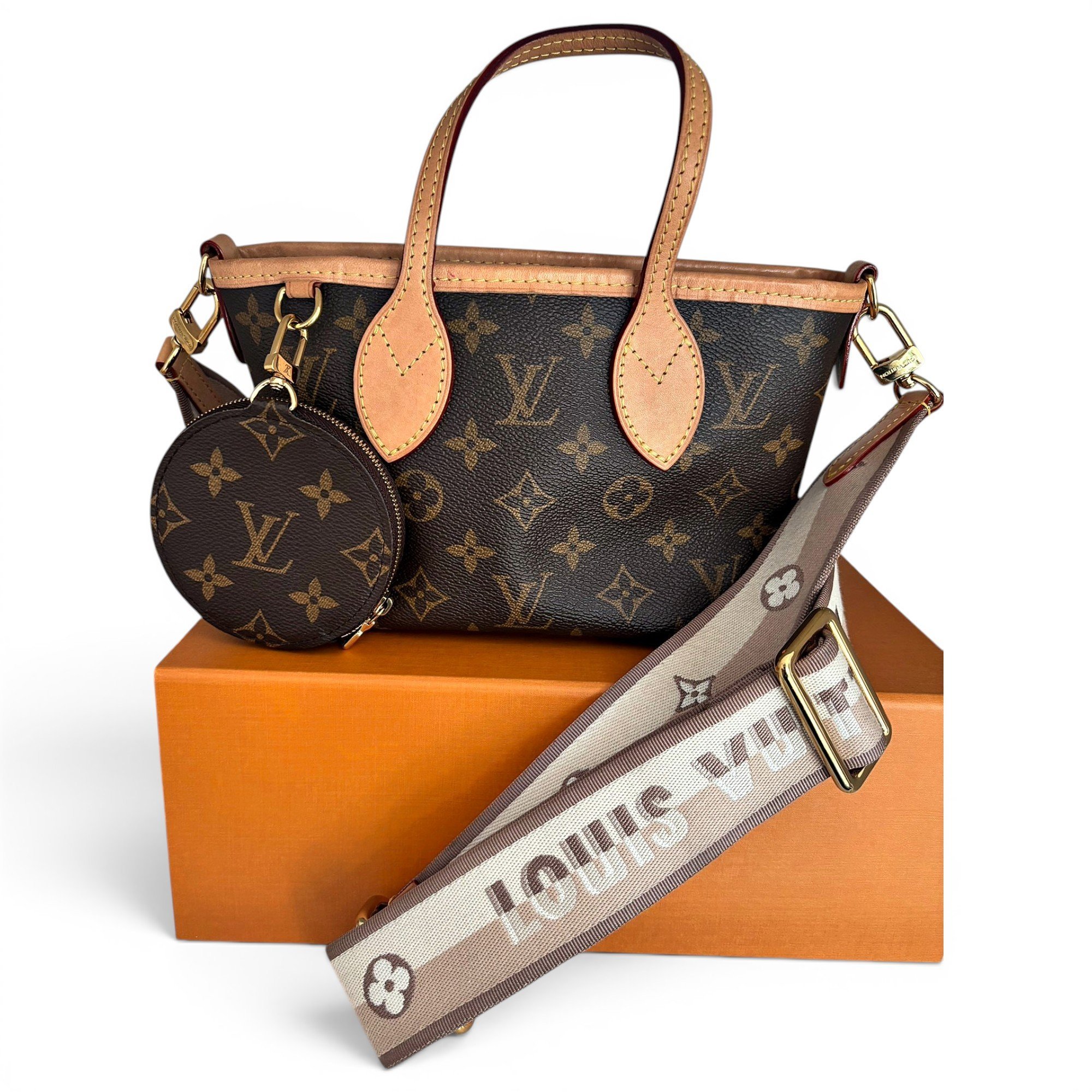 Neverfull leather tote