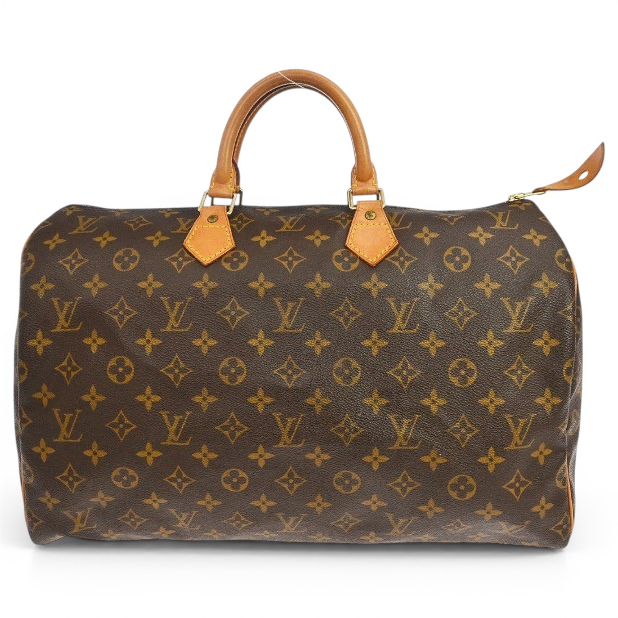 Speedy leather handbag