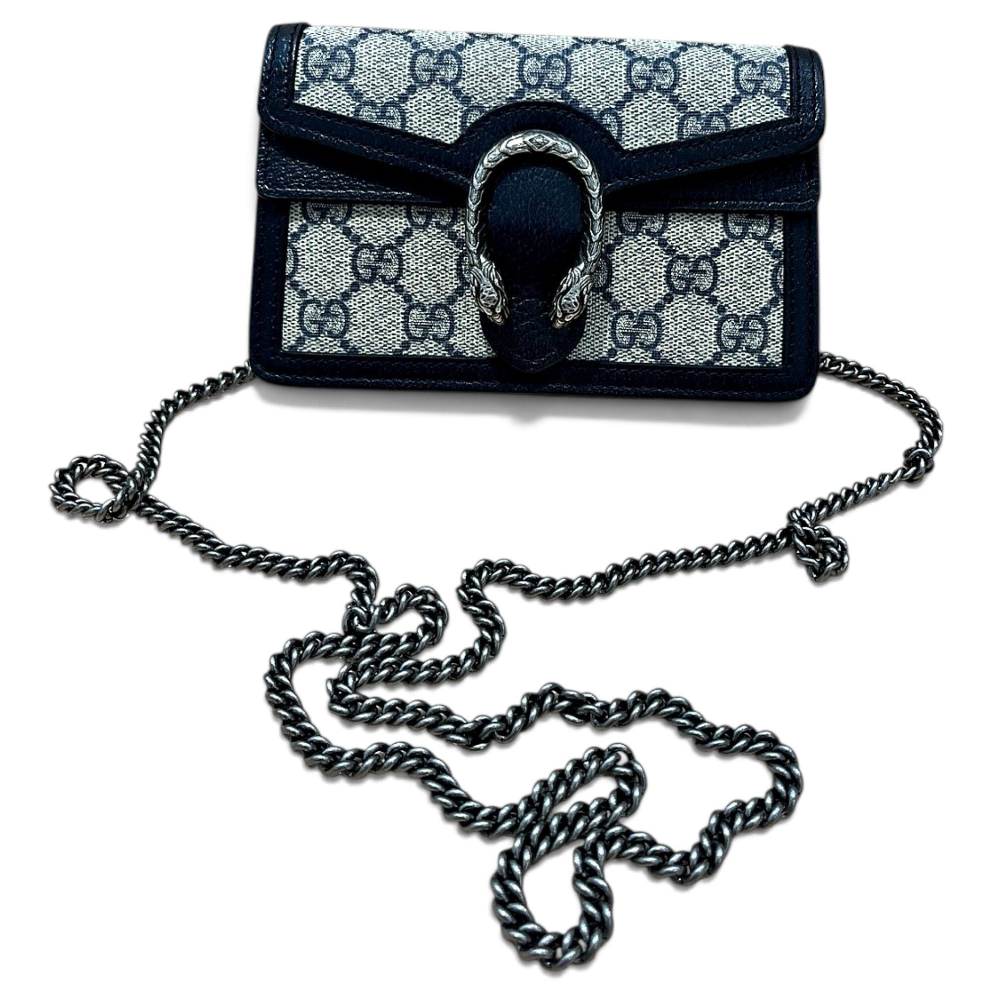 Dionysus Super Mini leather crossbody bag
