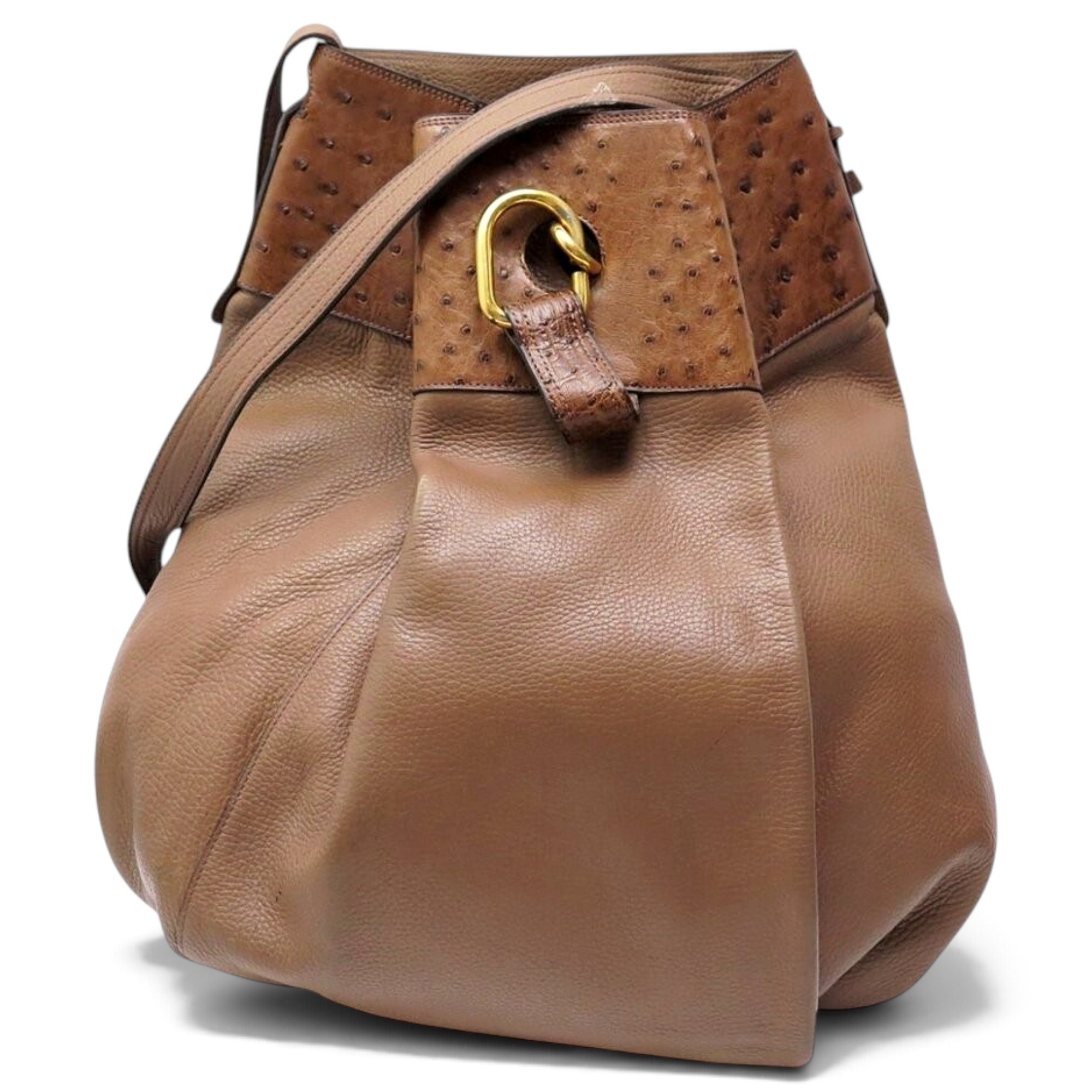 Linen crossbody bag
