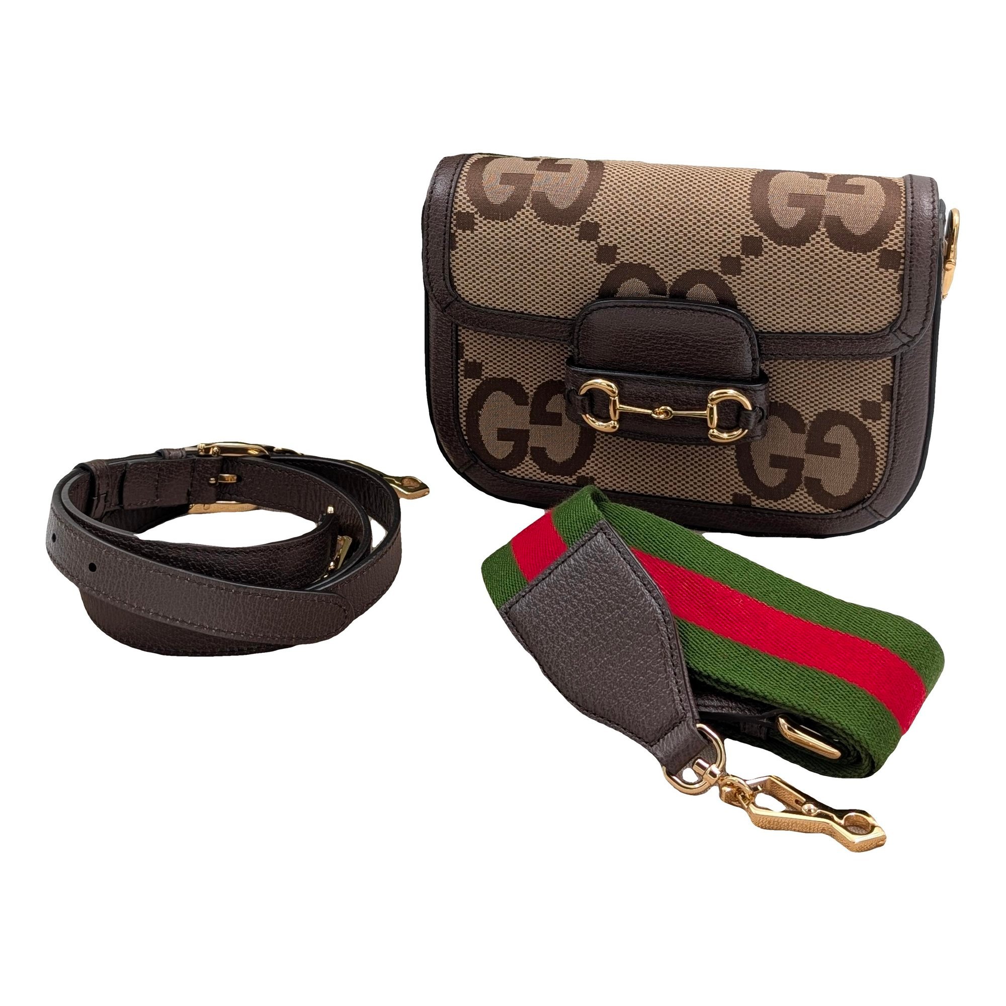 Horsebit 1955 Flap cloth crossbody bag