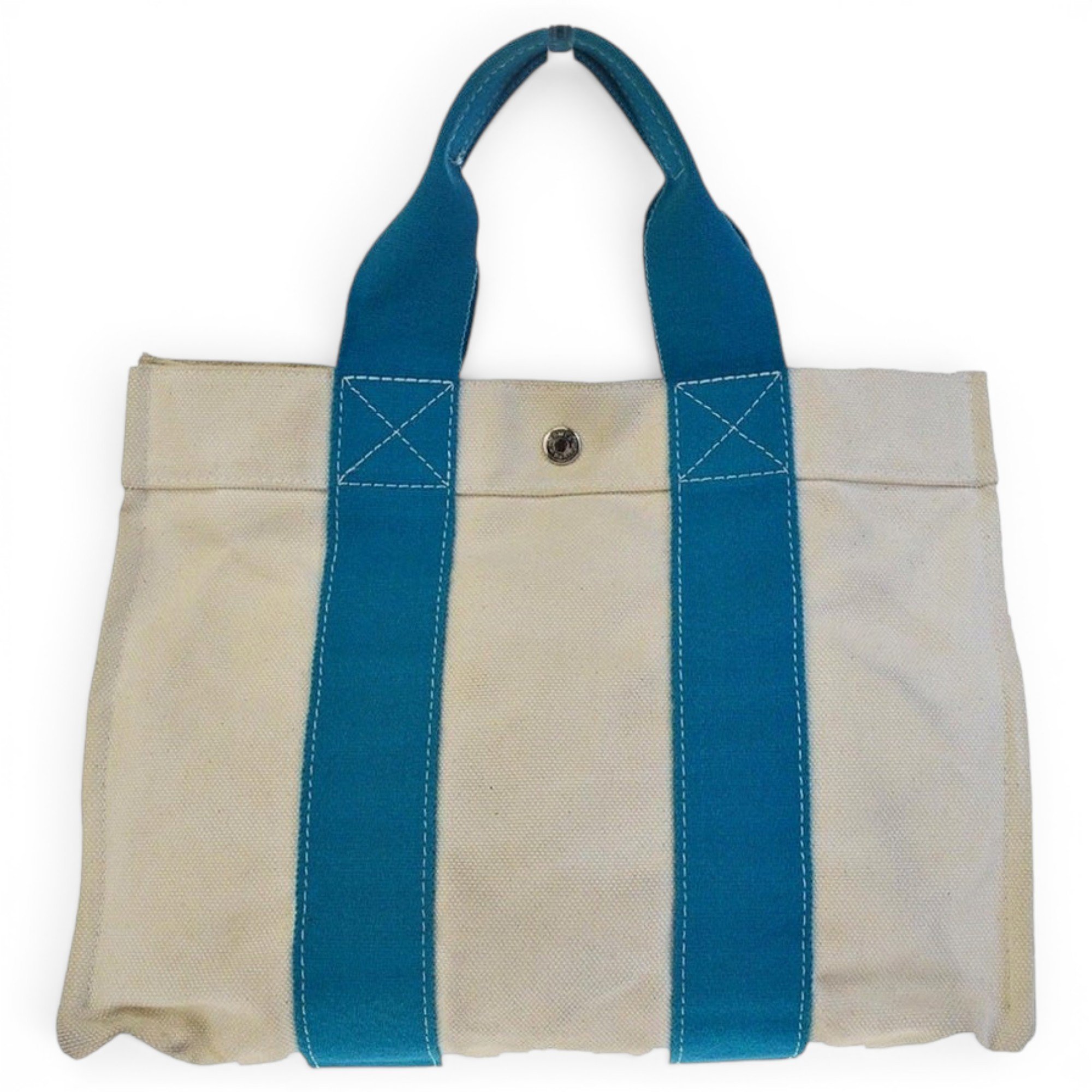 Hermes Bora Bora Handbag White
