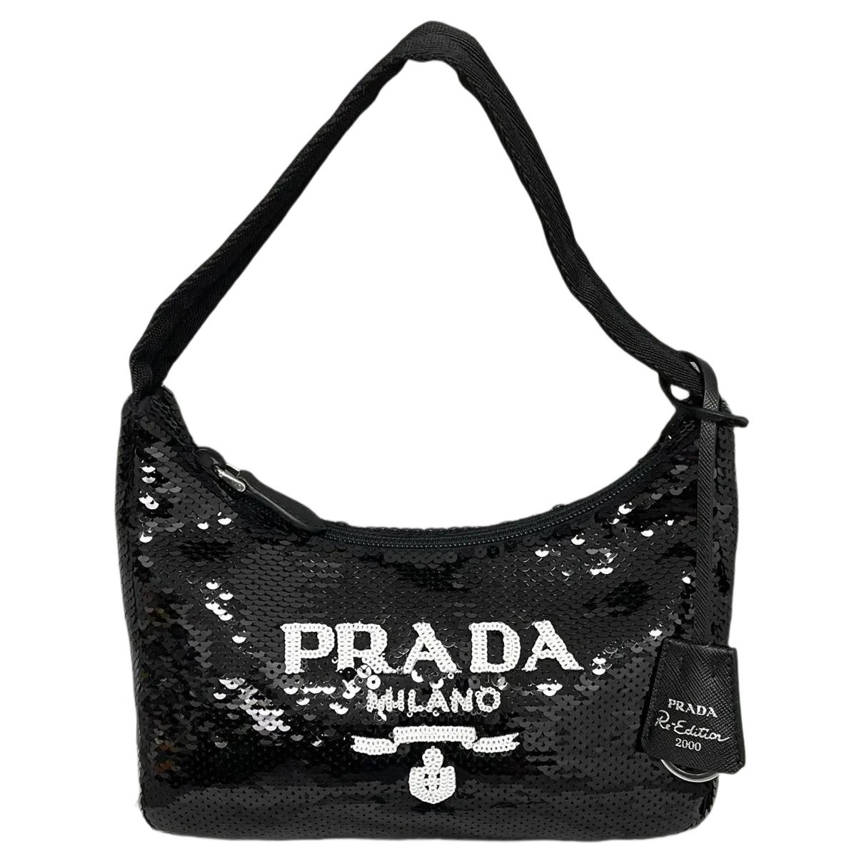 Re-Edition 2000 glitter handbag