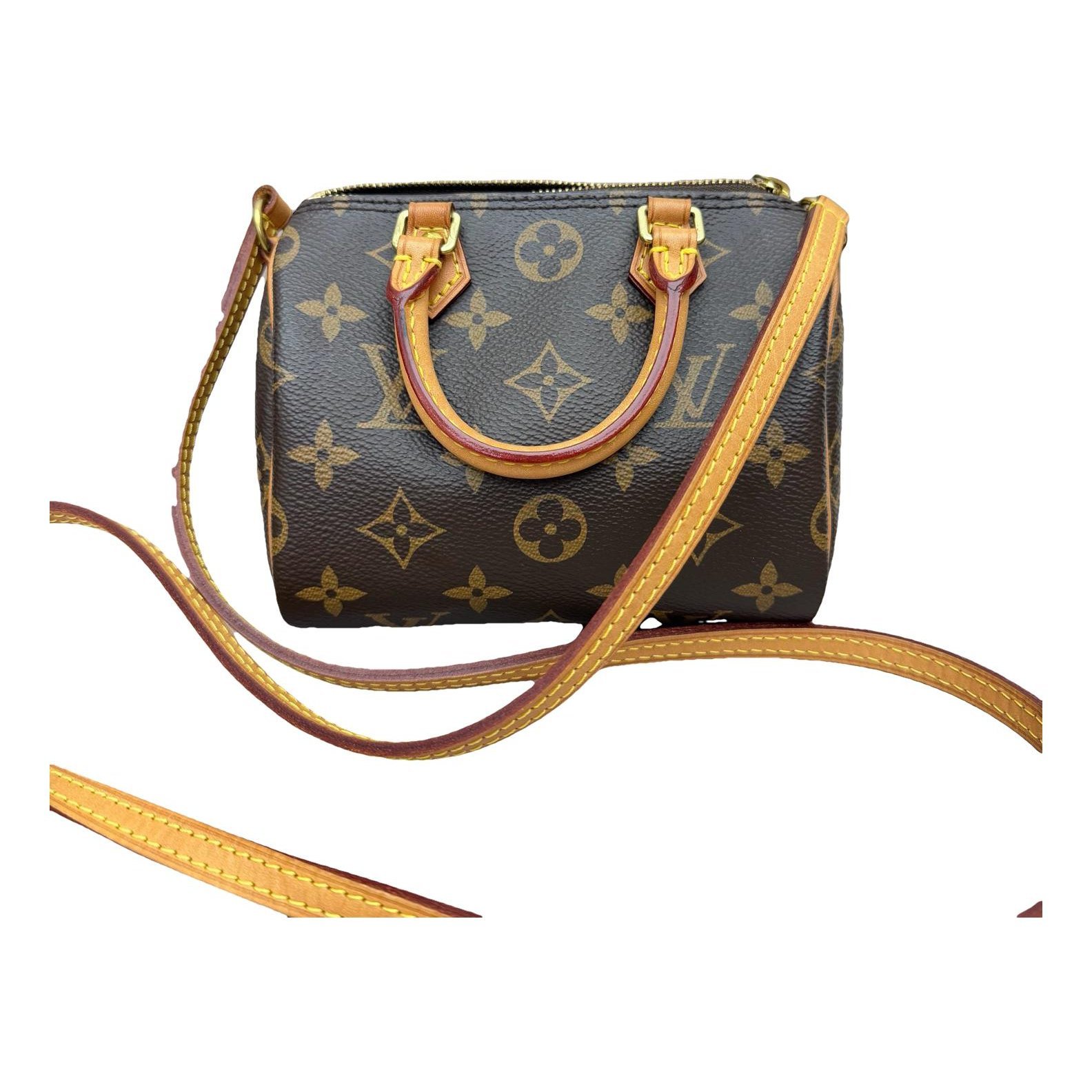 Nano Speedy / Mini HL leather handbag