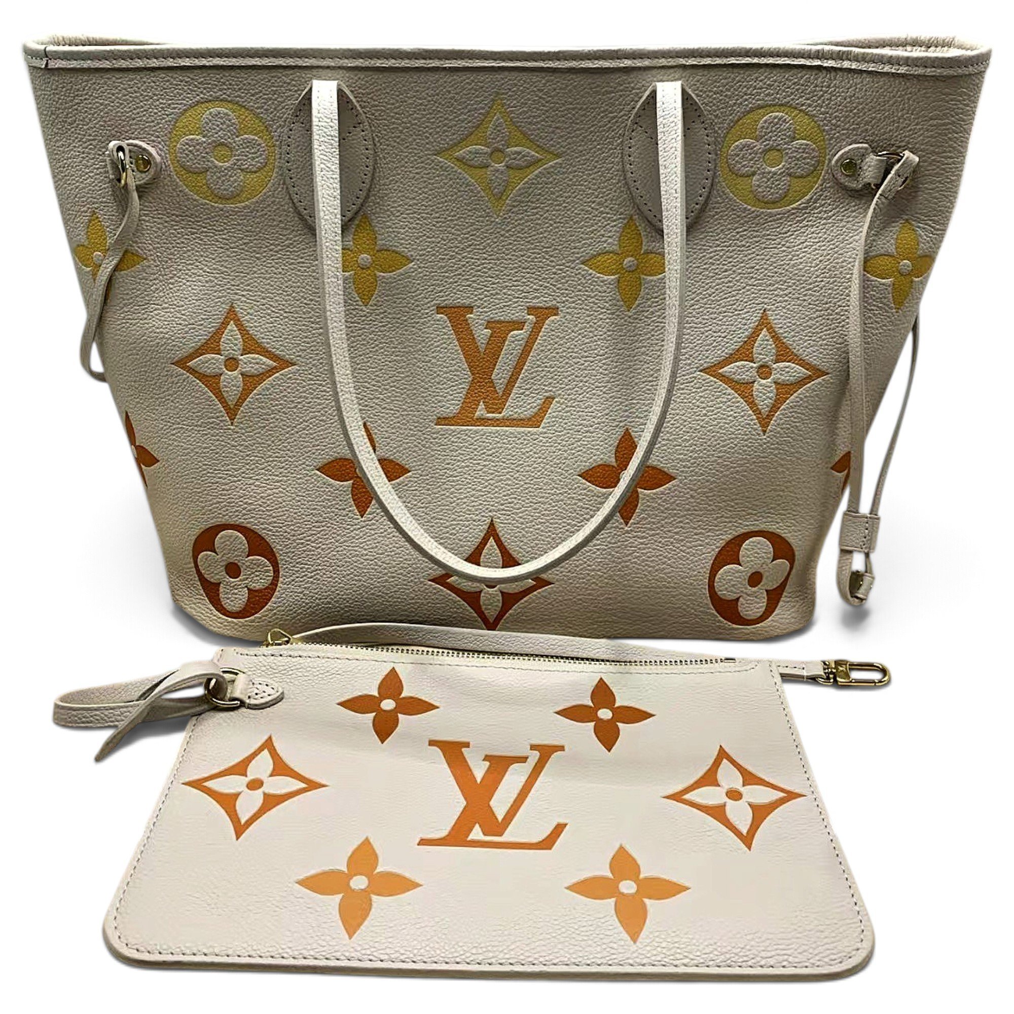 Neverfull leather tote