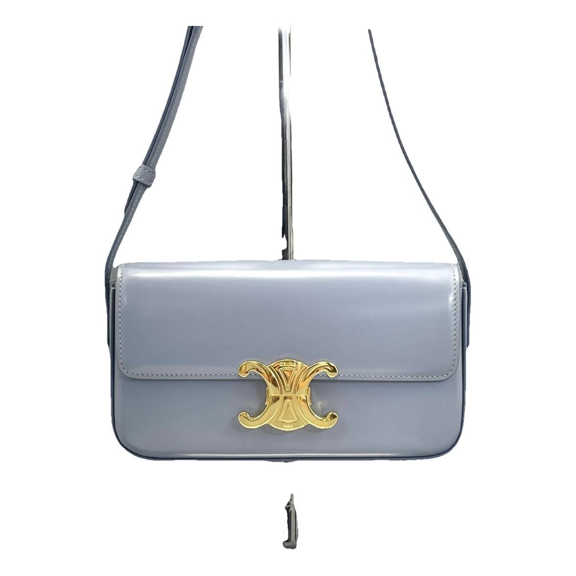 Triomphe leather mini bag