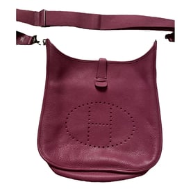 Hermes Evelyne Handbag Tosca Clemence Leather