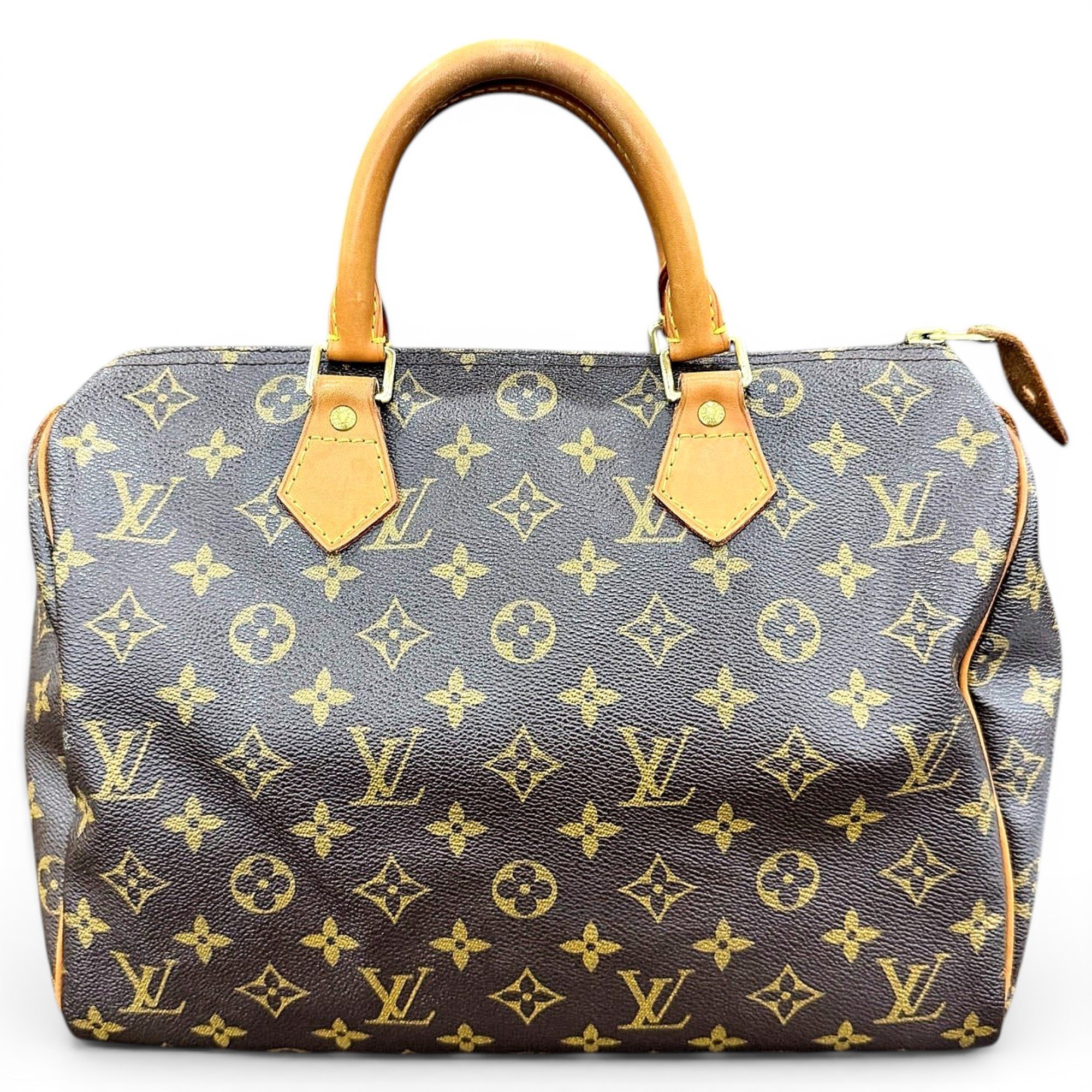 Speedy leather handbag