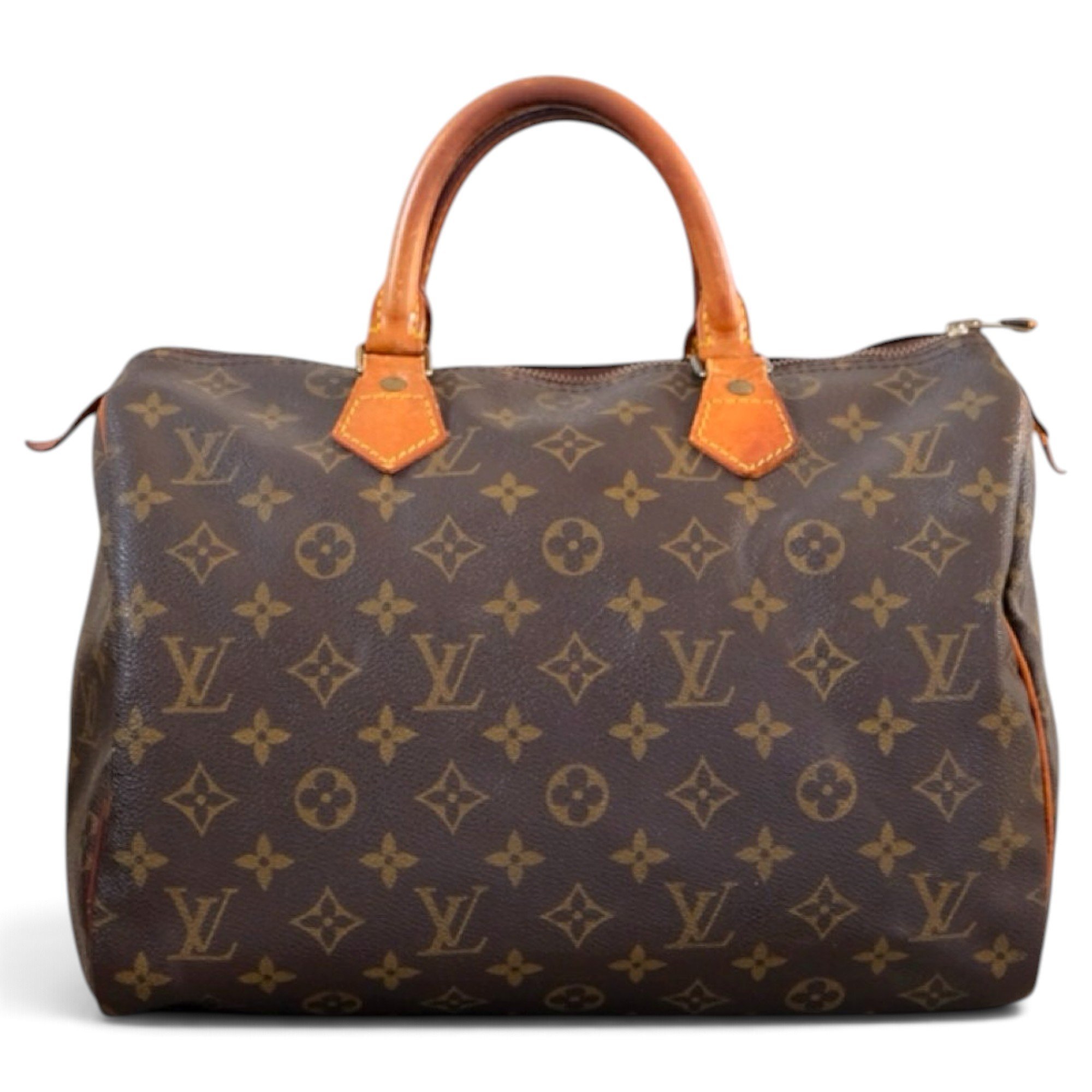 Speedy leather bowling bag