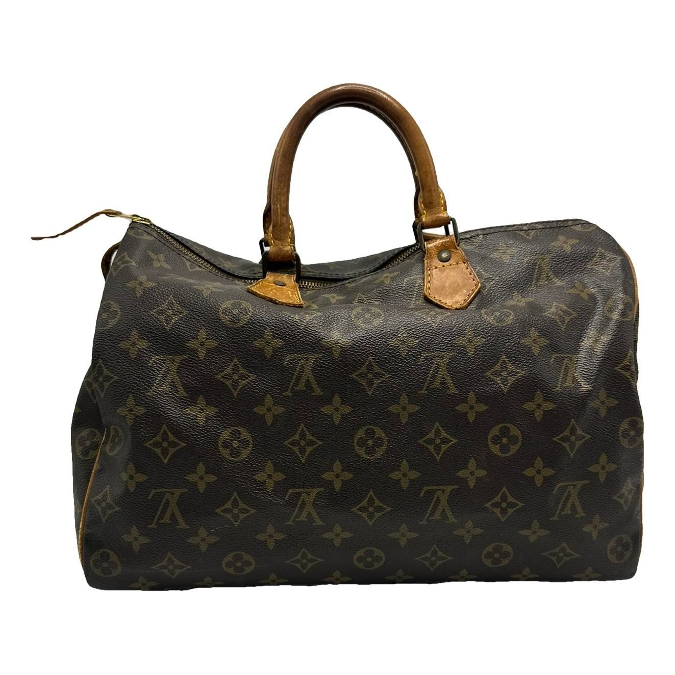 Speedy leather handbag