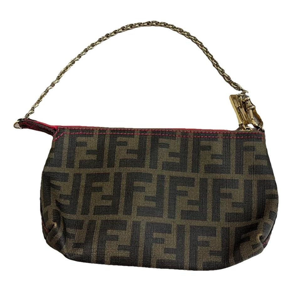 Baguette cloth clutch bag
