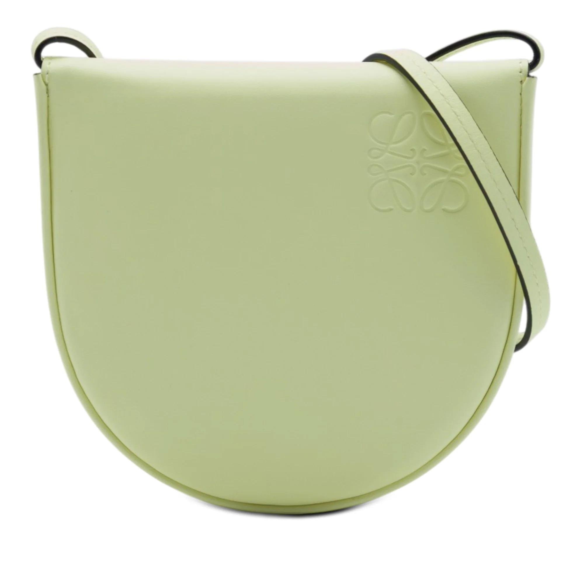Heel leather crossbody bag
