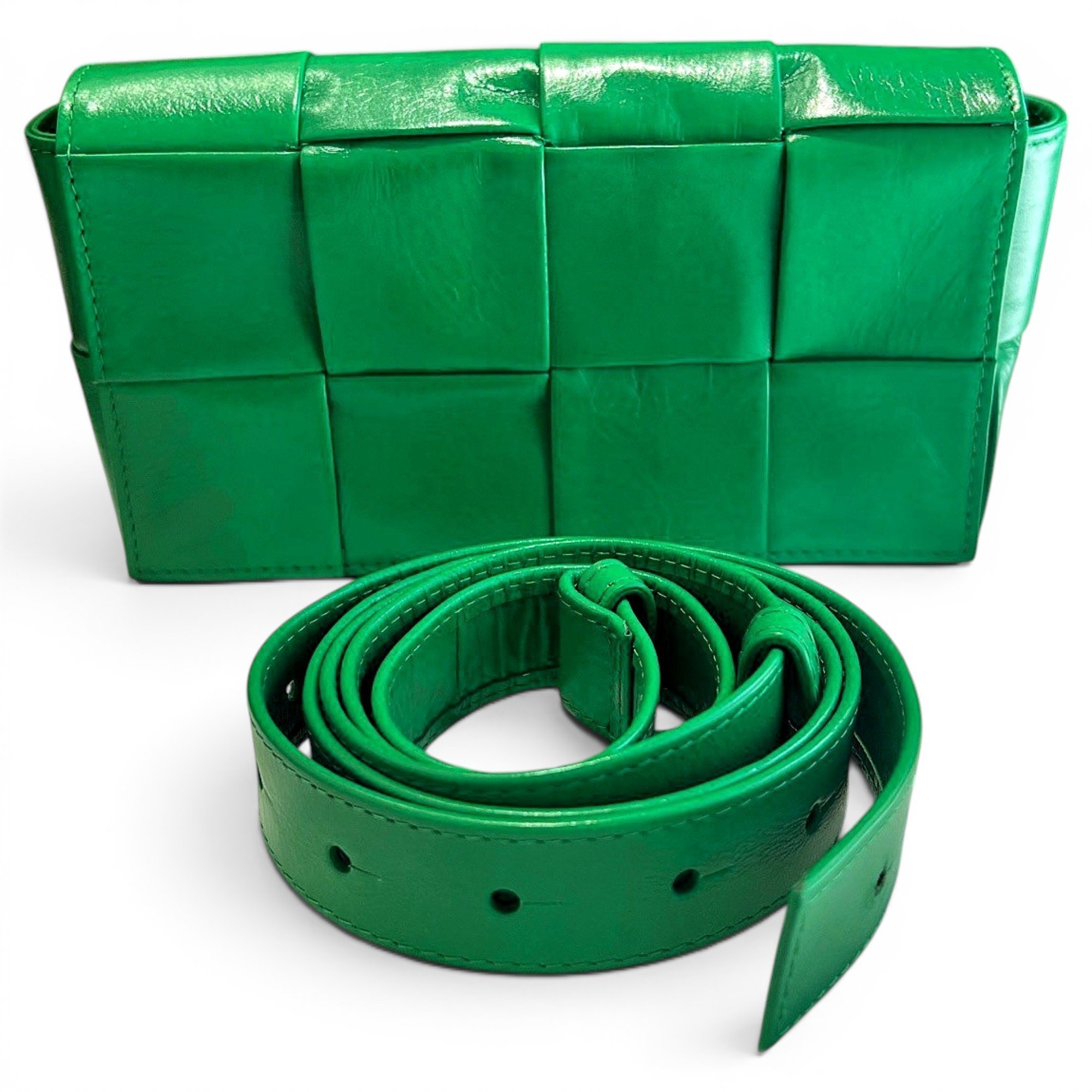 Cassette Padded leather handbag