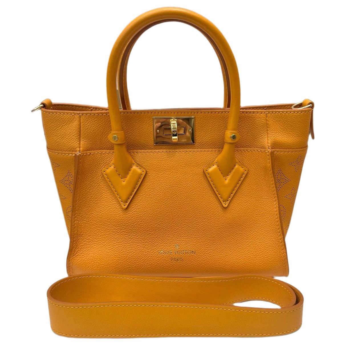 On My Side leather handbag