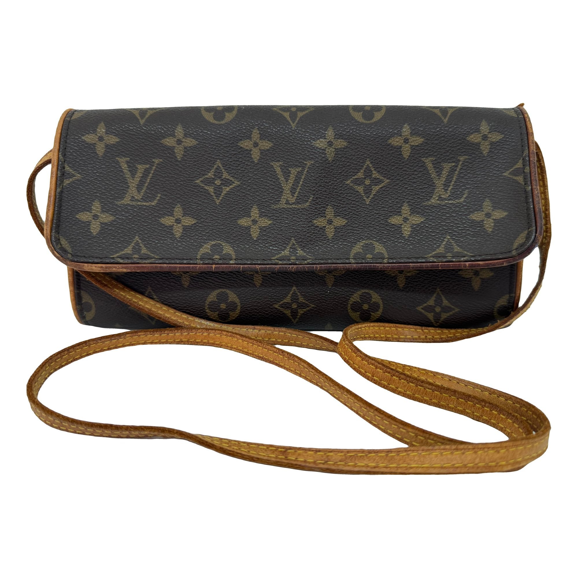 Twin cloth crossbody bag