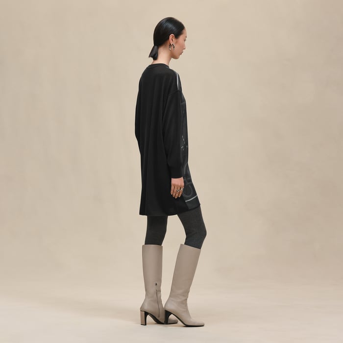 Gris Charbon "Palefroi Remix" Twillaine Tunic Short Dress