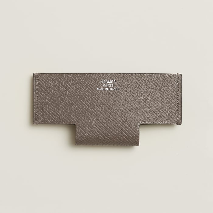 Gris Étain H Pocket Card Holder