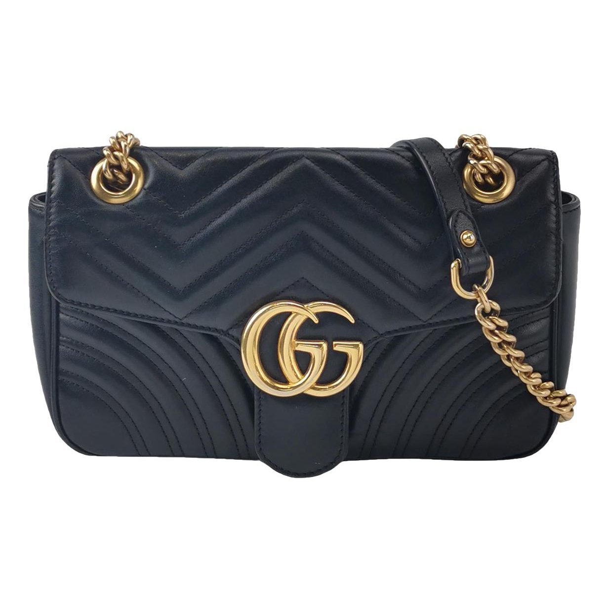 GG Marmont Flap leather handbag