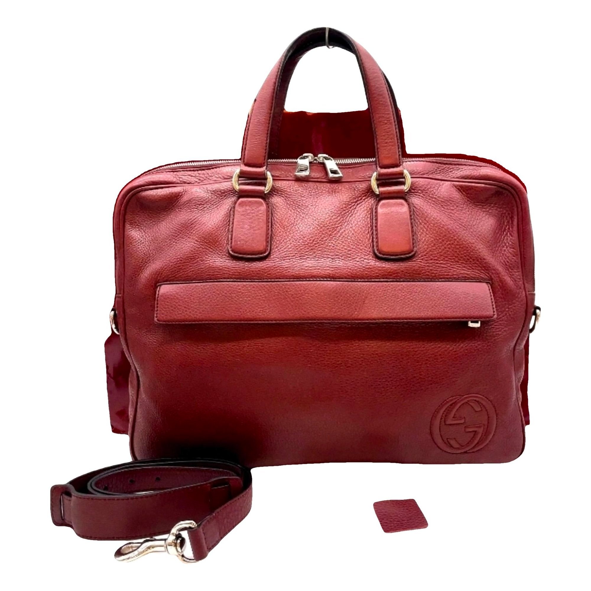 Leather handbag