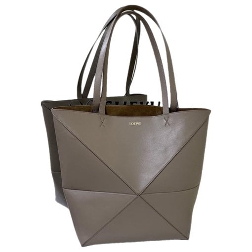 Puzzle Fold leather handbag