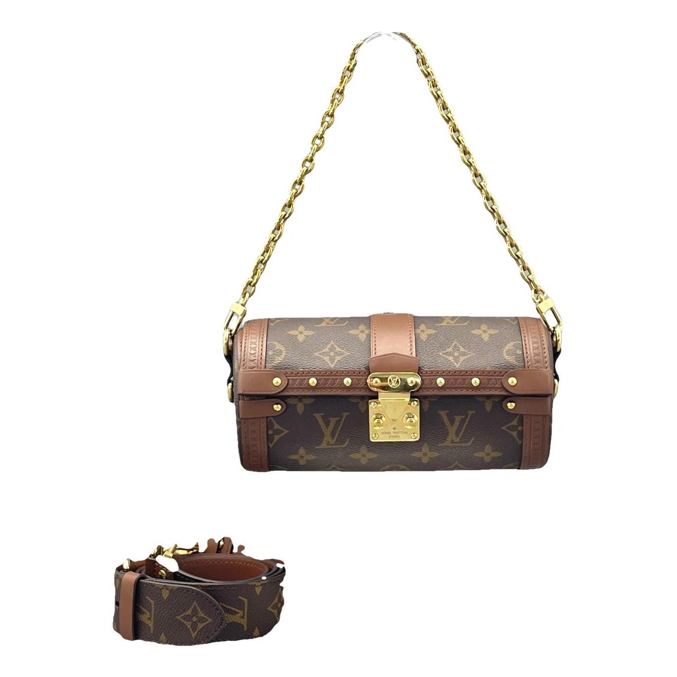 Papillon Trunk leather handbag
