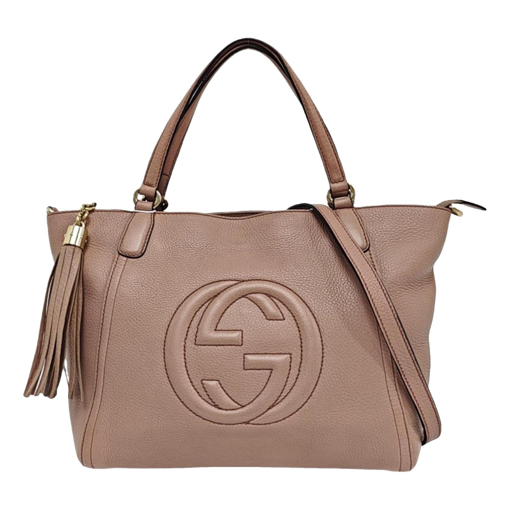 Soho Top Handle leather handbag
