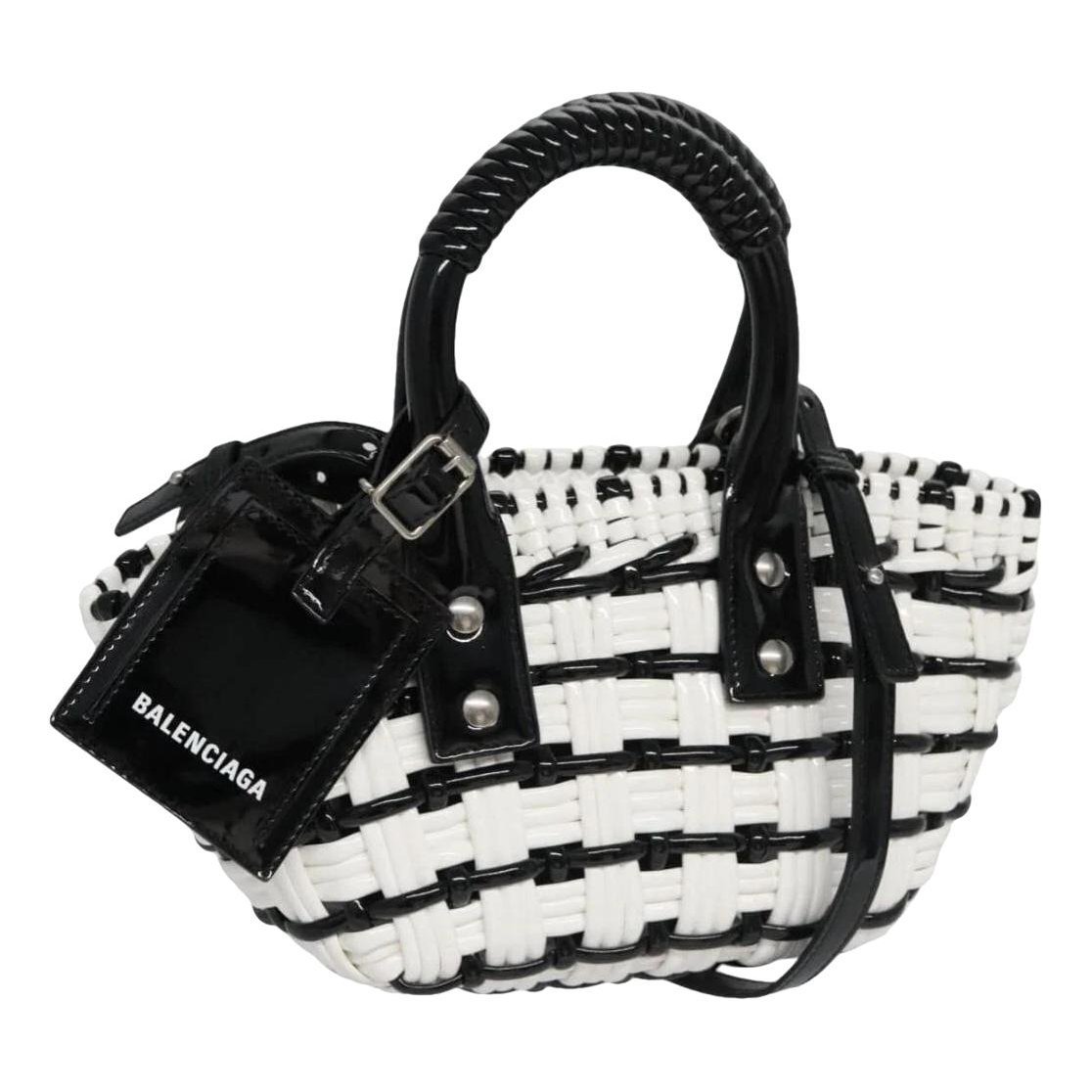 Hardware leather tote