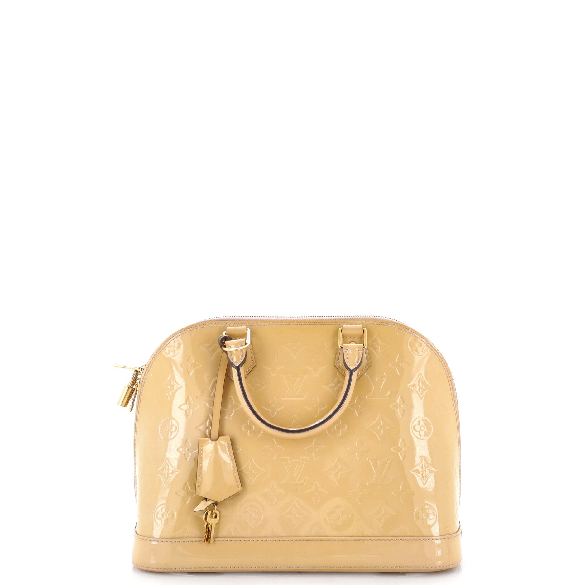 Alma Handbag Monogram Vernis PM