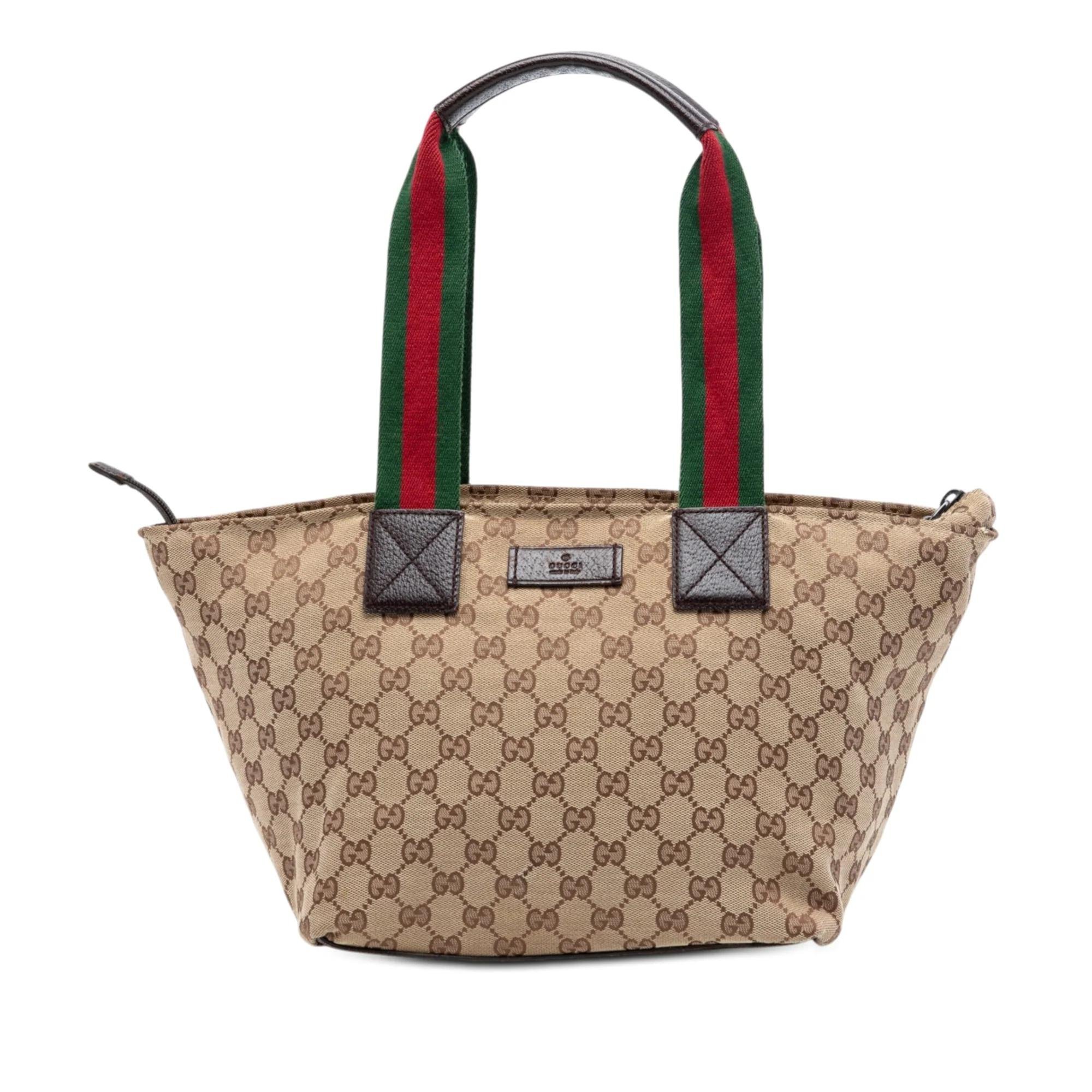Gucci B leather tote