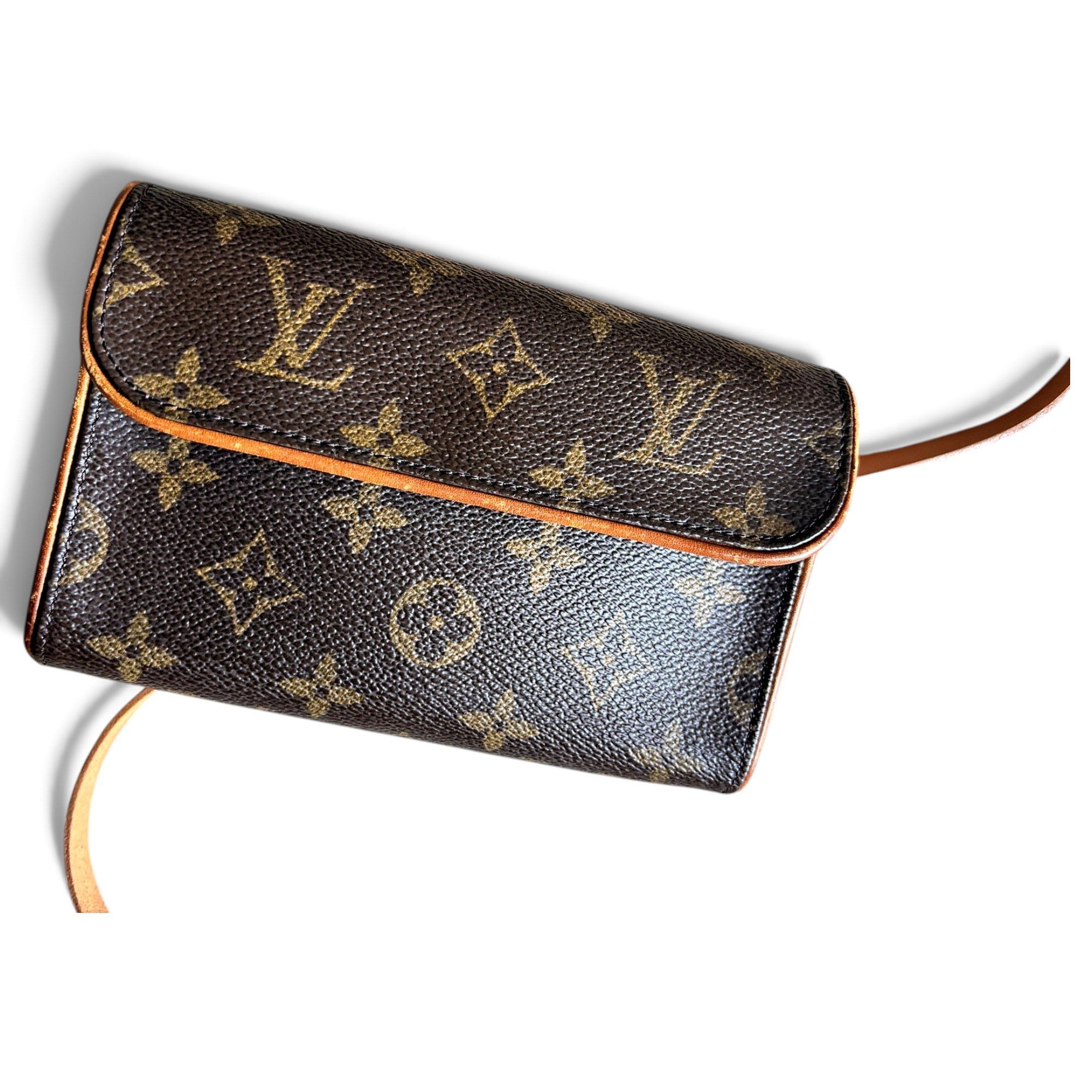 Florentine leather clutch bag