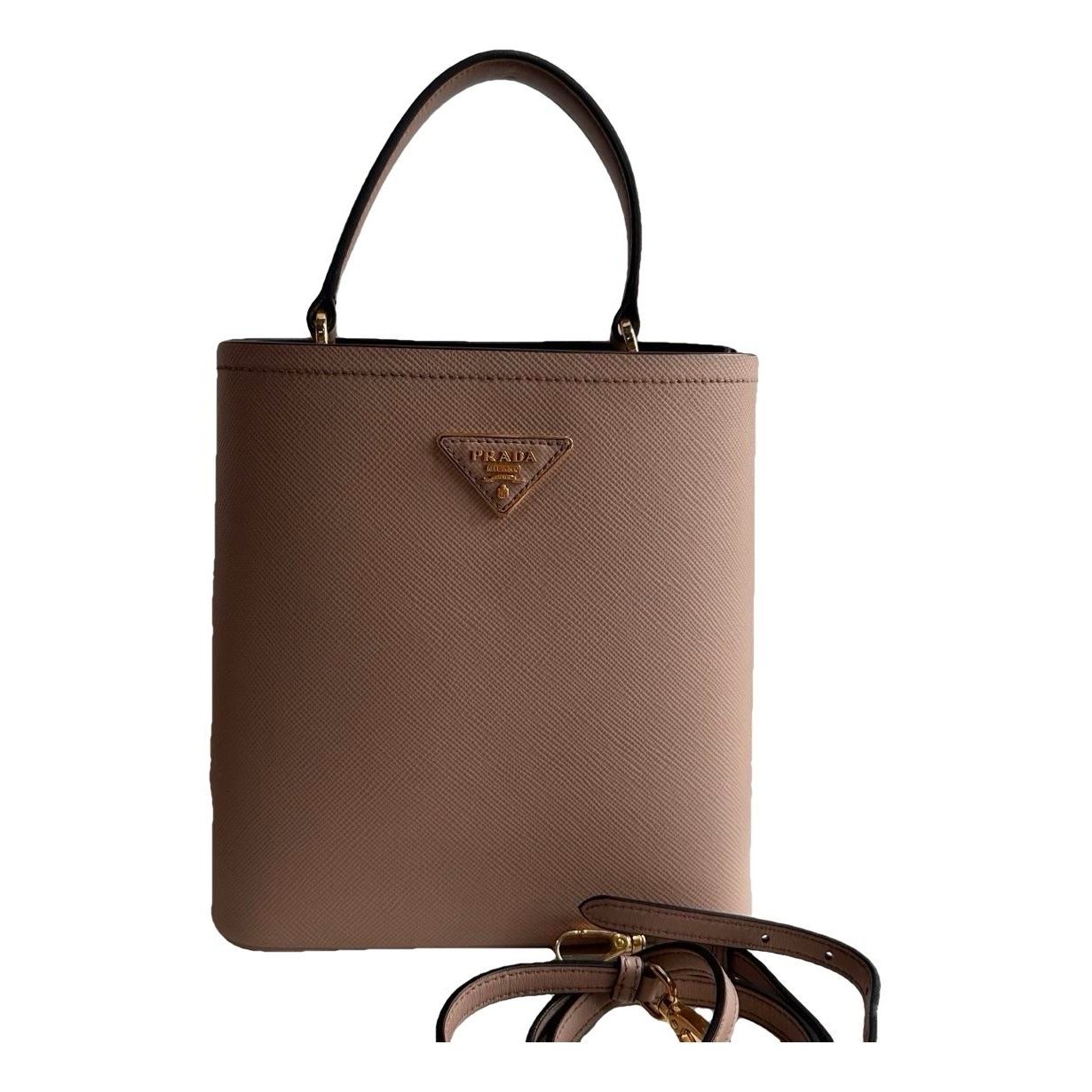 Panier leather handbag