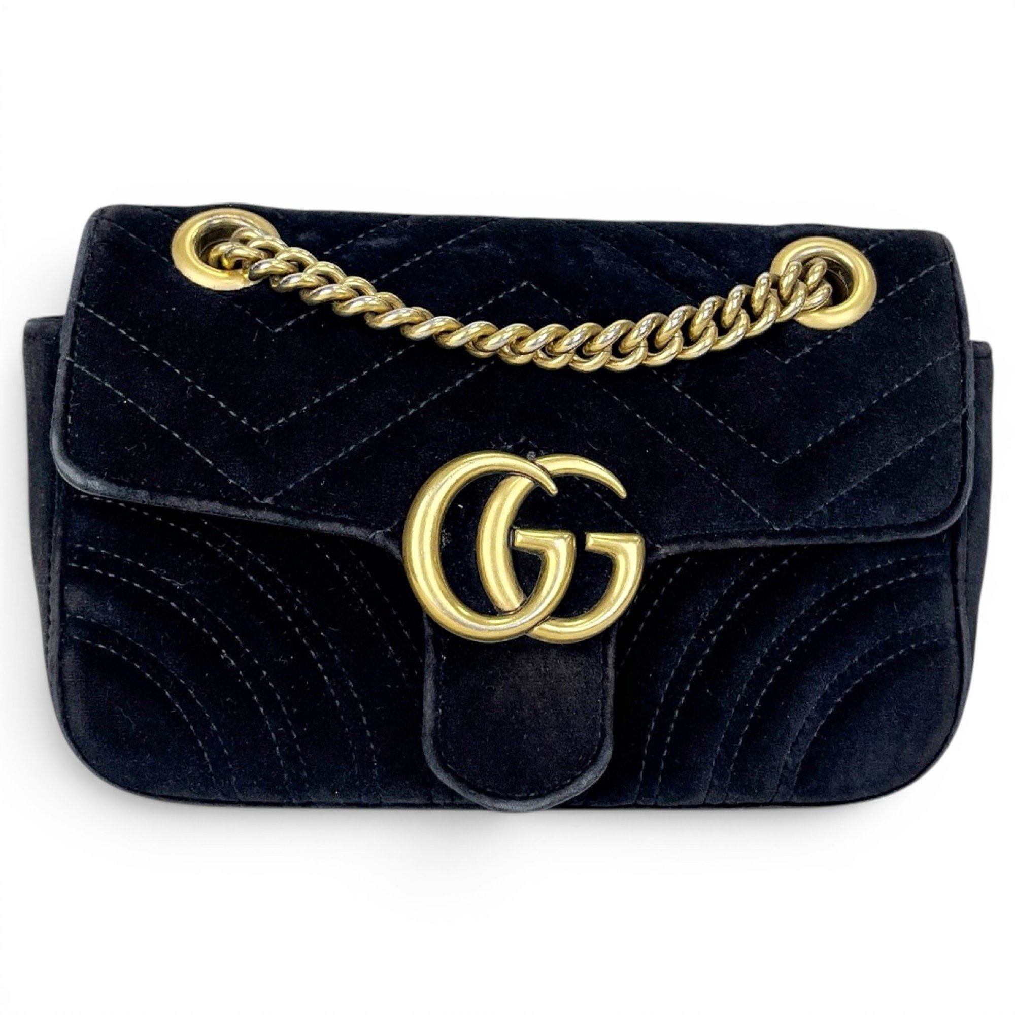 GG Marmont velvet handbag