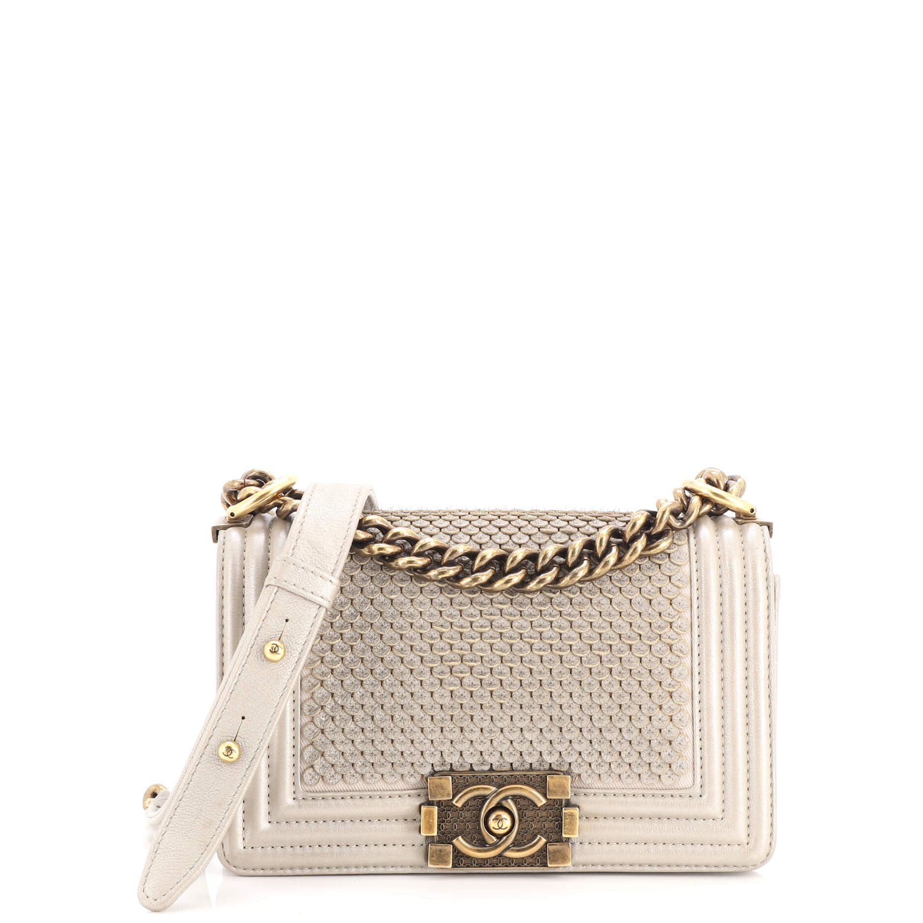 Boy leather crossbody bag