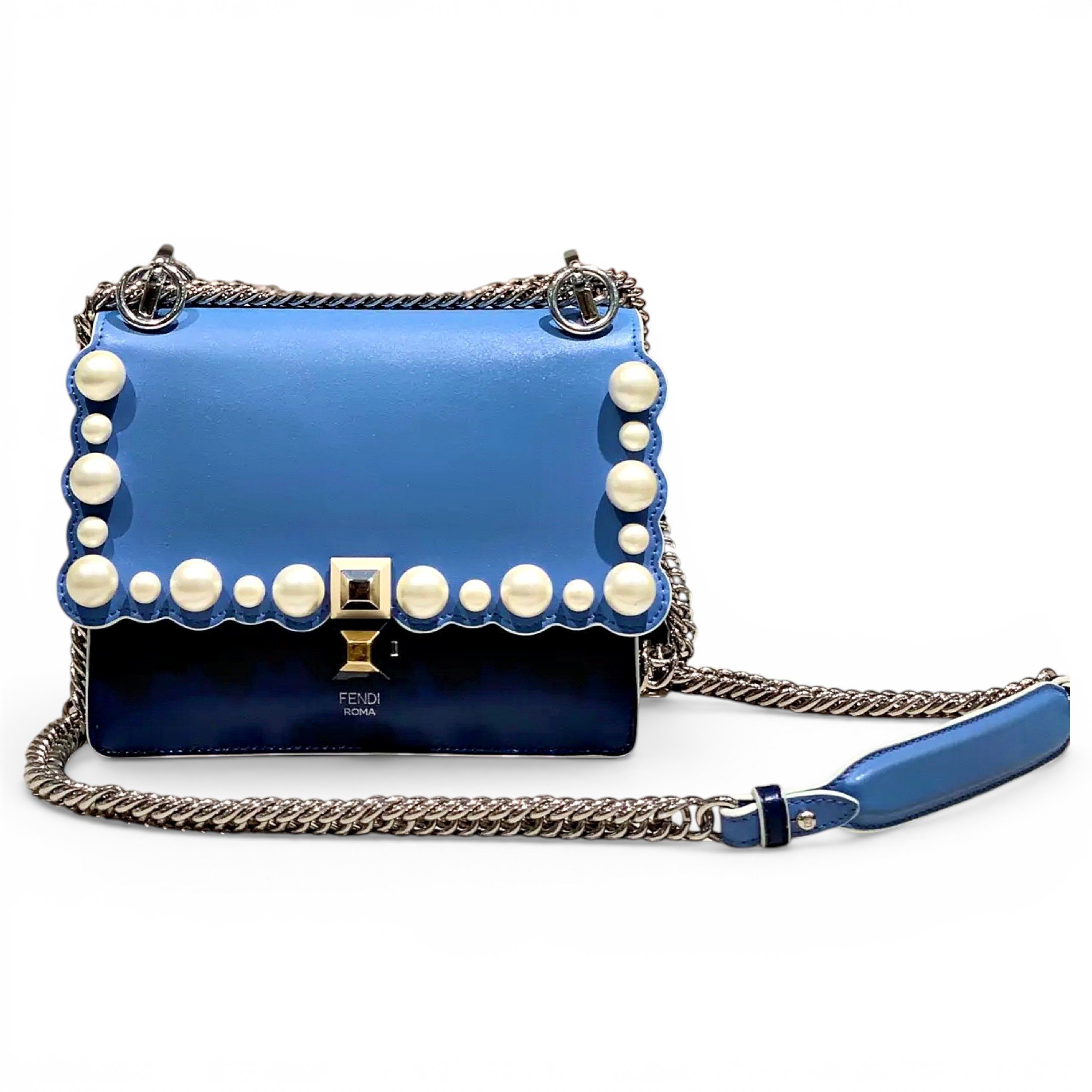 Kan I leather crossbody bag